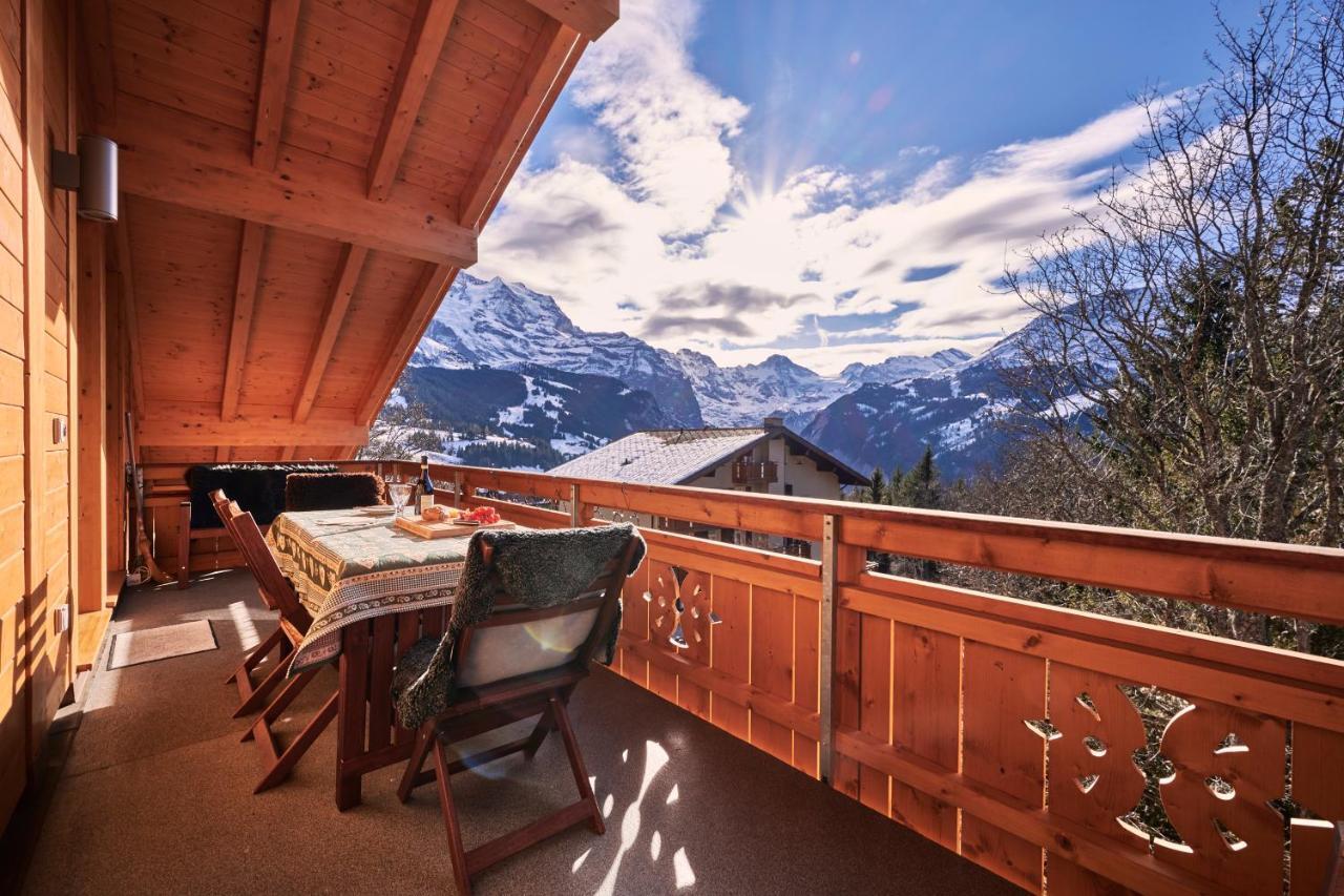 Chalet Bergfrieden Penthouse Венген Екстер'єр фото