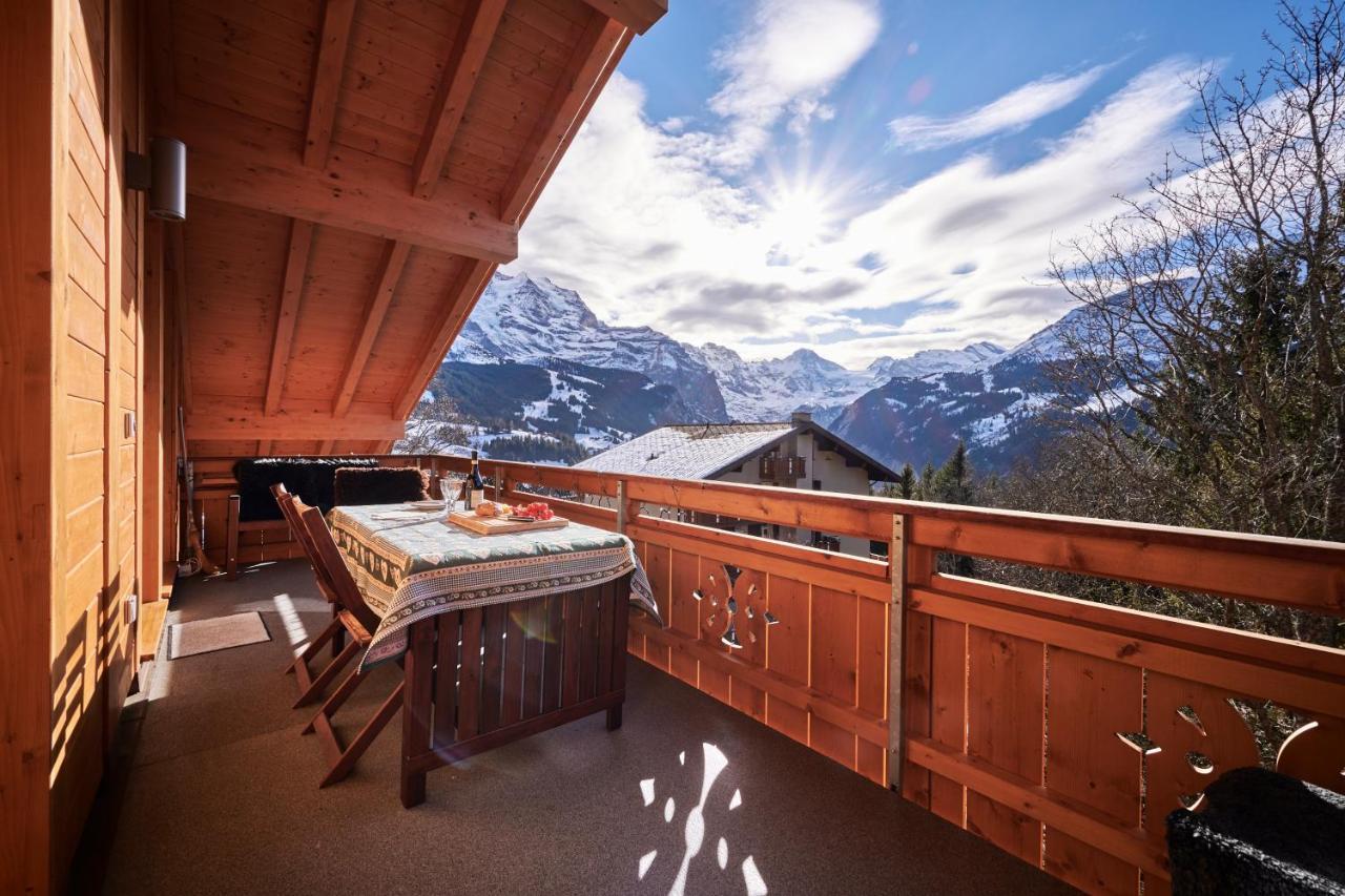 Chalet Bergfrieden Penthouse Венген Екстер'єр фото